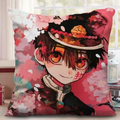 Toilet-Bound Hanako-kun Cushion Cover Anime Jibaku Shounen Hanako Kun Square Cushion Cover Throw Pillow Cover For Home Decor