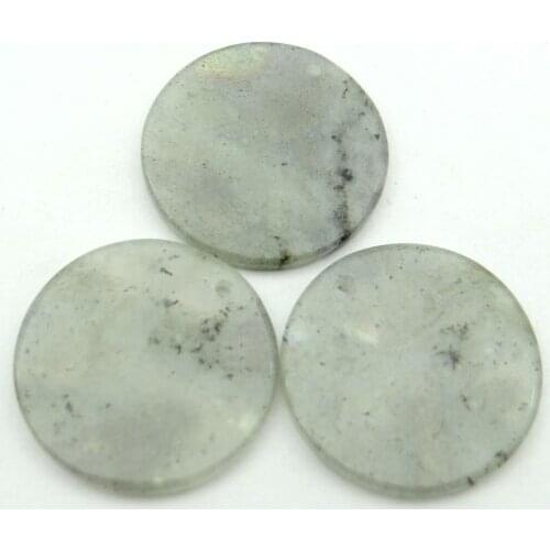 Natural Stone Turquoises Quartz Crystal tiger eye labradorite lapis Pendant Round Shaped for diy jewelry making necklace2pcs