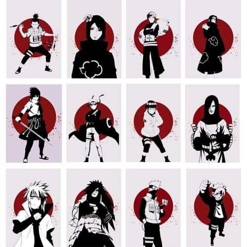 Classical Japanese Anime Poster Anime Character Canvas Painting Wall Art Print Modern Family Children Room Decoration