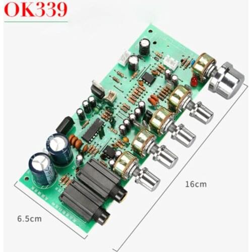 PT2399 Reverb Preamp Board Low Noise Bluetooth Preamplifier Board AC12-15V