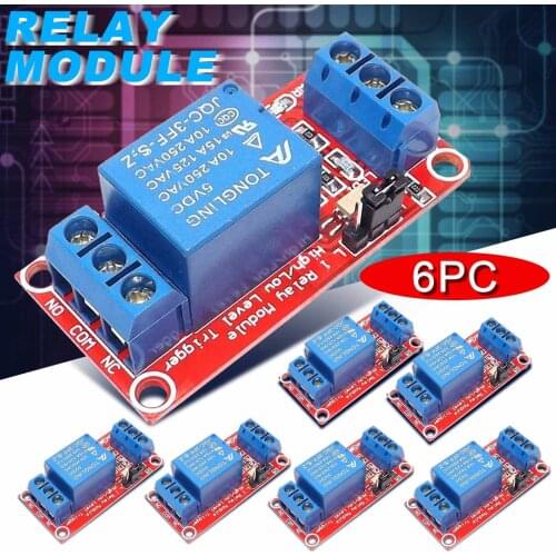 Relay Module 1 Channel 5v Relay Module Board Shield With Optocoupler Support High And Low Level Trigger For Arduino#dg4