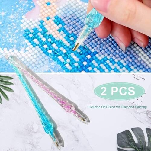 Diamond Painting Tools Point Drill Pens Sticky Pen Embroidery Pen for DIY Cross Stitch Diamond Rhinestone Painting, Accessories
