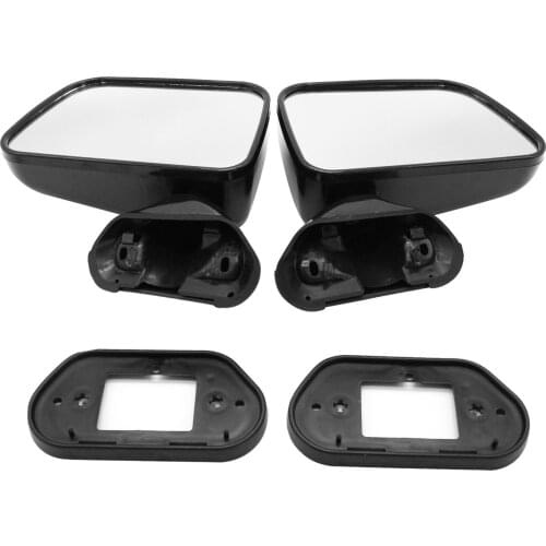 Manual Side View Mirrors Door Mirror Left & Right Pair Replacement for Toyota Hilux 1997-2001