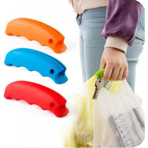 Silicone Hooks Shopping Helper Tool Storage Bag Holder Carry Bag Hanging Kitchen garbage bag Comfortable Grip Protect Hand Tool