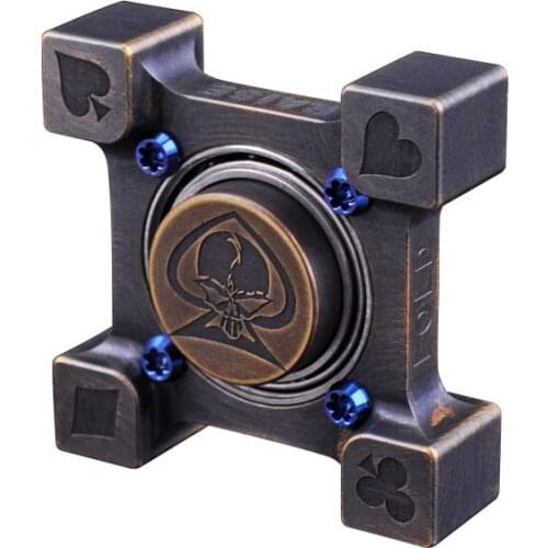 Punk Metal Hand Spinner Fidget Silent Bearing EDC AutismToys Gyro Relieve Stress Xmas Gift Anti-stress Desktop Kinetic Toy