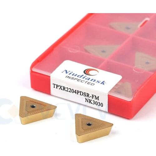 TPXR2204PDSR-FM NK3030 CNC Lathe Big Triangle Fast Feed Milling Turning Tools Carbide Insert Cut Processing Steel Parts Durable