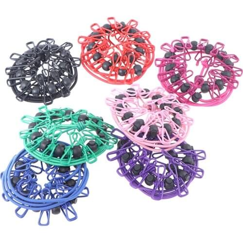 Portable Clothesline Windproof Clothes Rope Drying Rack Cloth Hanging Line