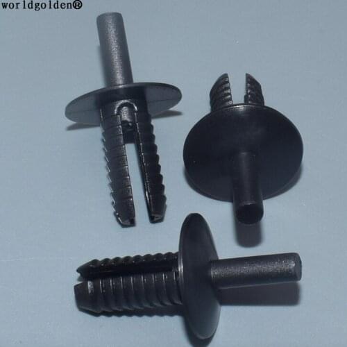 Worldgolden 100pcs auto clips Push-Type Retainer for BMW