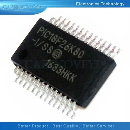 10pcs/lot PIC18F26K80-E/SS PIC18F26K80-I-SS PIC18F26K80 SSOP-28 In Stock