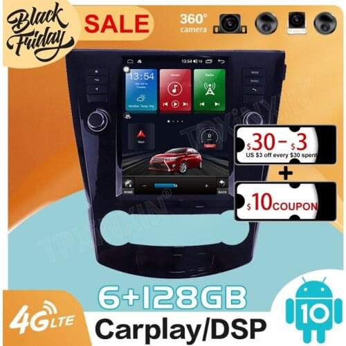 128GB Android 10.0 Tesla Style for Nissan X-Trail 2014 - 2017 Carplay GPS Car Navigation Multimedia Video Player Stereo Radio