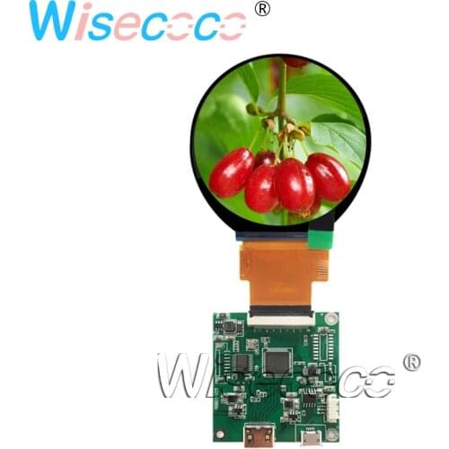 2.1 Inch 480X480 Round Circle LCD Screen Module RGB 40 PIN IPS Display with Micro USB Speaker Driver Board for Robot