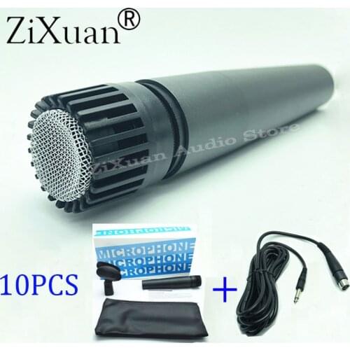 5PCS Professional SM57 Handheld Vocal Dynamic Microphone Drum Guitar Musical Instruments DJ Mixer Karaoke Mic