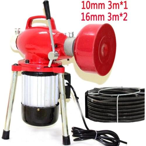 Automatic Dredge Machine Electric Pipe Dredging Sewer Tools Professional Clear Toilet Blockage Drain Cleaning Machine