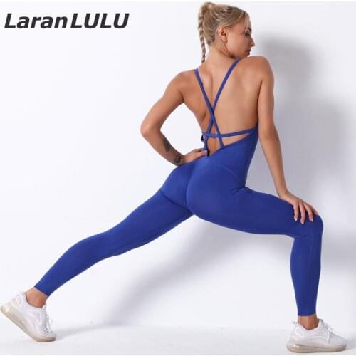 Sleeveless Ballet Lycra Bodysuit Workout Aerial Yoga Jumpsuit Stretch Fitness Backless Unitard Spandex Leotard Athletic Suit