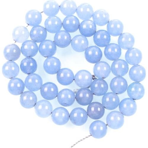 Natural Stone Beads Marble Loose Beads for Jewelry Making Needlework DIY Bracelet Strand 4/6/8/10/12 MM