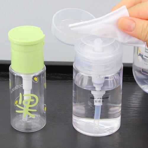 Make-up Remover Press Bottle Empty Bottle Travel Portable Small Cotton Pad Press Bottle Toner Moisturizing Essence Sub-bottled