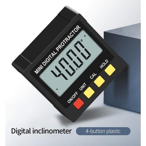 Digital Inclinometer Level 360° High-precision Measurement Level Ruler Slope Instrument Inclination Box Inclinometer Zinc Alloy
