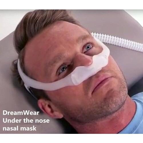 DreamWear Nasal Pillows with Headgear and Four Cushins (S/M/MW/L) for Sleep Snoring and Apnea