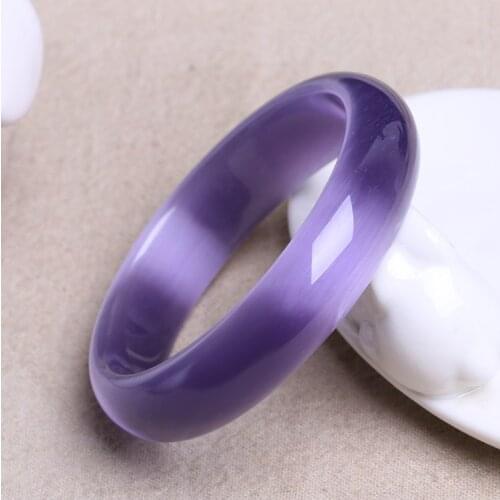 Natural purple cats eye jade bangle hand-carved jade bracelet real jade bangles jadeite jade jewelry add certificate