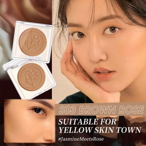 FOCALLURE 3 Colors Matte Brown Bronzer Contouring For Face Soft Powder Texture Easy to Blend Professional Women’s Cosmetics