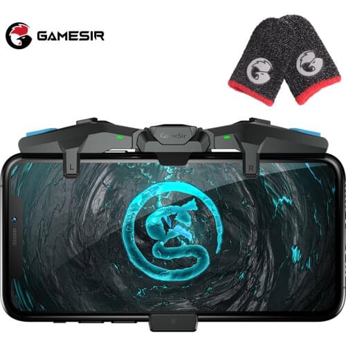 GameSir F4 Falcon + Talons, PUBG Mobile Controller Gamepad + 1 Pair of Finger Gloves Professional Thumbs Sleeve for Call of Duty
