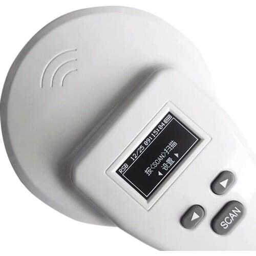 ISO FDX-A/B HDX handheld animal chip 134.2khz rfid reader pet microchip scanner for universal dog microchip rfid glass capsule