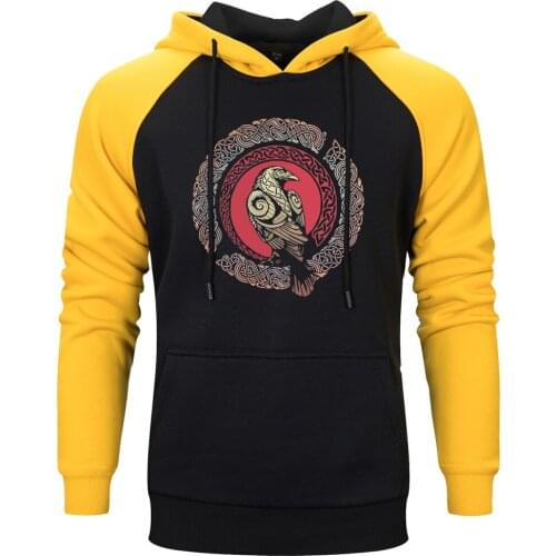 Cool Eagle Raglan handsome Sweatshirts Long Sleeve Hoody Fashion Funny Sportswear Men Printed 2020 spring autumn Vikings Hoodies
