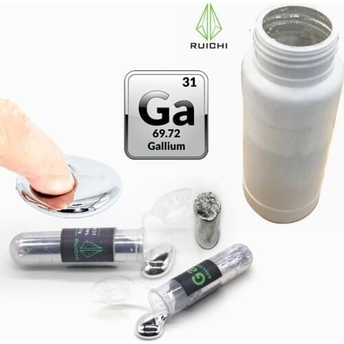 Gallium Metal 99.99% Pure 100 Grams Low Melting Liquid Element