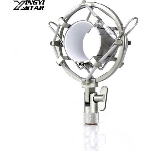 Metal Spider Microphone Stand Shock Mount Clip For Audio Technica AE3000 Shockmount Studio Karaoke Mic Holder Suspension Bracket