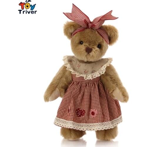 Kawaii Teddy Bear Plush Toys Bears Stuffed Animals Doll Baby Kids Children Girls Boys Birthday Wedding Gift Home Decor Crafts