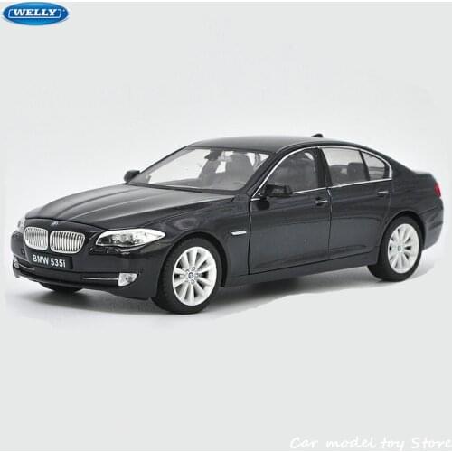 WELLY 1:24 BMW 535 Series sports car simulation alloy car model crafts decoration collection toy tools gift