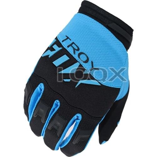 Motorbike MTB ATV Dirt Bike Riding Air Mesh Cycling Race Racing Gloves Black Blue Gloves For Men