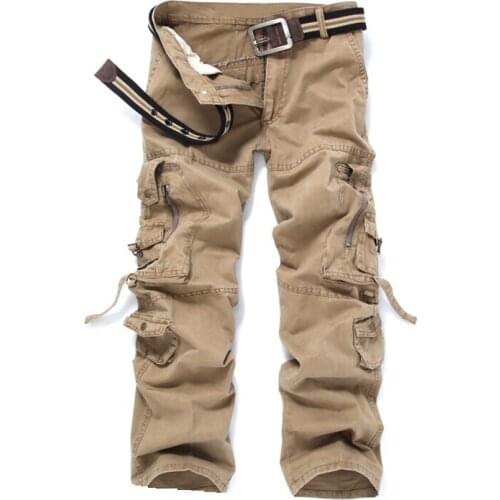 Pantalon Homme Joggers Men Pants 2020 Men Military Pants Loose Comfortable Cargo Pants Men