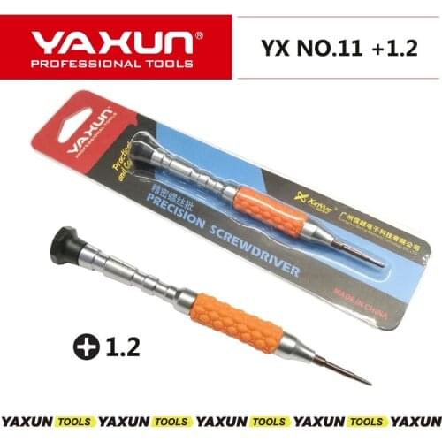 New YAXUN NO.11 +1.2 Precision Screwdriver Phillips PH0000 +1.2 Repair Tool for mobile repair