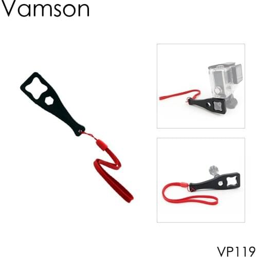 Vamson for go pro hero 9 Plastic Wrench with Red Rope Tool Accessories for go pro9 8 7 6 for SJCAM for Yi 4K VP119