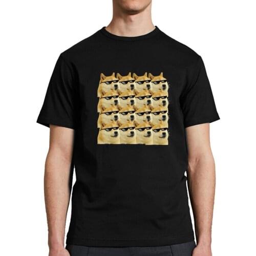 Fashion Kawaii Dog Shiba Inu Printed Sumemr Men and Women O Round Loose Streetshirt Breathable Tops Size XS-4XL