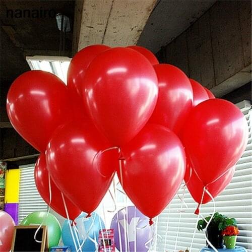 20pcs/lot Cheap 10inch Red Latex Balloons Air Balls Inflatable Wedding Party Decoration Birthday Kid Party Float Balloons Toys