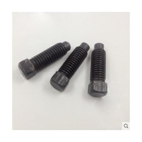 2pcs M16 carbon steel tool holder screws square head long cylindrical end set screw screws bolt bolts 40mm-60mm length