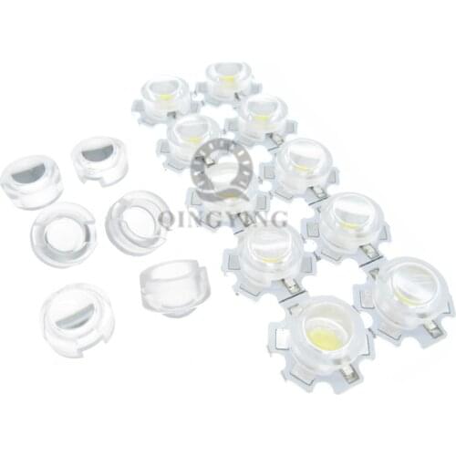 500pcs 13mm IR LED lens 15 30 45 60 90 100 Degree 13mm Mini LED PCB Angle Lens for 1W 3W 5W LED Lamp Convex Lenses