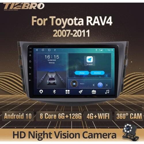 2DIN Android 10.0 Car Radio For Toyota RAV4 2007-2011 GPS Navigation Car Multimedia Player Auto Radio DSP Stereo Receiver IGO