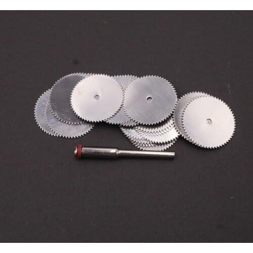 Free Shipping 20pcs Stainless Steel Saw Blades 22mm/25mm/32mm Mini Saw Bit dremel/rotary tool cutting wood/plastic/metal
