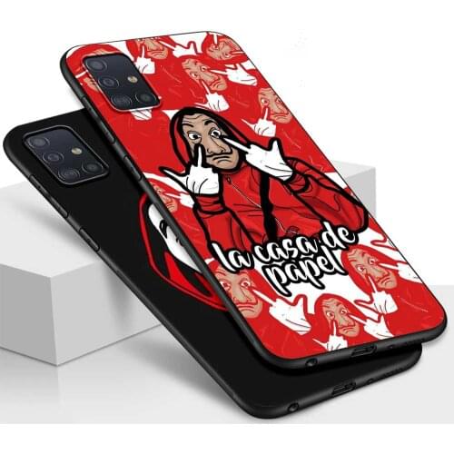 Heist House Paper Case For Samsung Galaxy A32 A42 A72 5G A21S A51 A71 A31 A52 A41 A11 A01 A91 A12 A02 Cell Phone Soft Cover