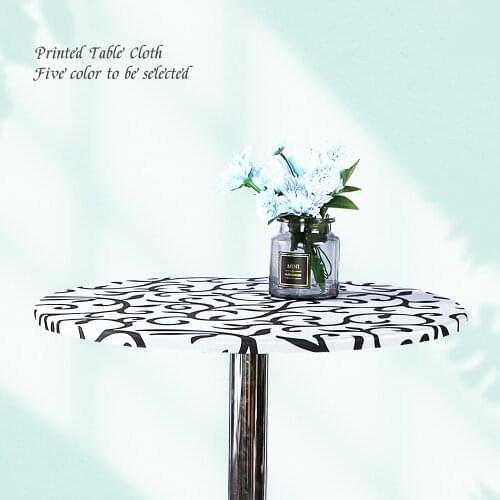 60/70/80/90/100/120/150cm Diameter Round Tablecloth Cocktail Table Cloth Coffee Bar Table Cover Wedding Party Table Cover Decor