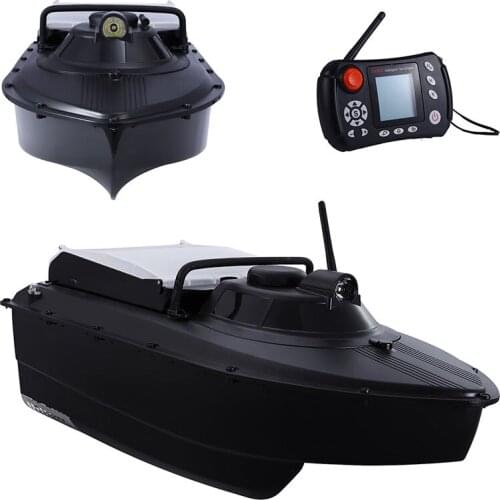 New intelligent RC Bait Boat 2.4G GPS Auto Navigation Fishing Bait Boat 2AG 36A Dipper Boat with metal propeller guard RC Boat