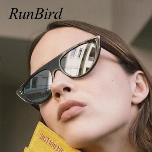 Small Sunglasses Women Cat Eye Vintage Black Leopard Red Stylish Cat Eye Sun Glasses Female 2018 Uv400 Christmas Gift 1440R