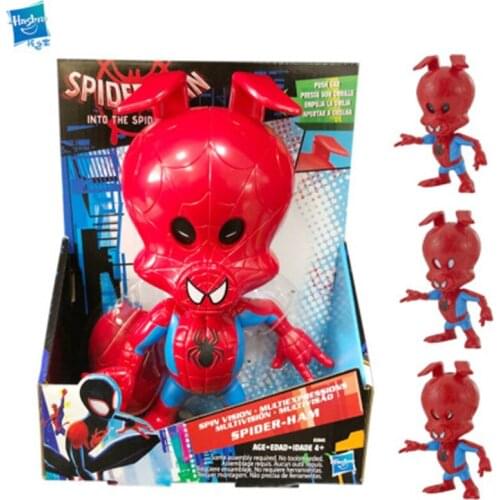 Hasbro Marvel Spiderman new era movie series strange Spiderman changeable face model toy