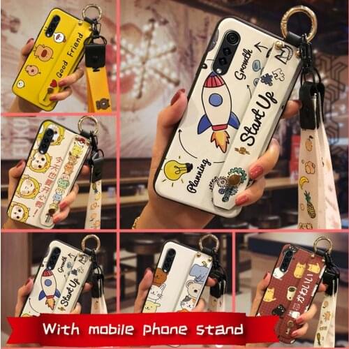 Soft Soft Case Phone Case For LG Velvet 4G/5G Waterproof Back Cover Wristband Phone Holder Silicone