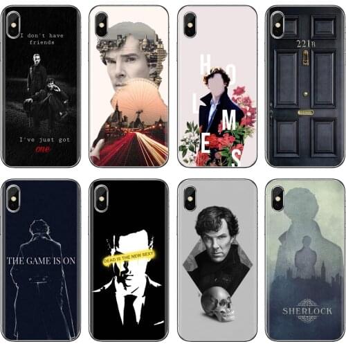 Soft Shell Cover 221B-Sherlock-C-Holmes For iPhone 10 11 12 Pro Mini 4S 5S SE 5C 6 6S 7 8 X XR XS Plus Max 2020