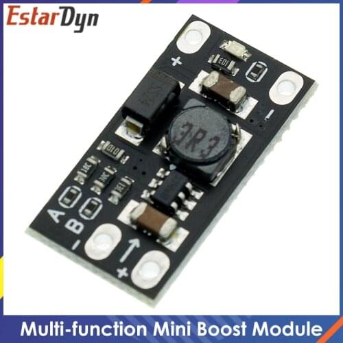 Newest Multi-function Mini Boost Module Step Up Board 5V/8V/9V/12V 1.5A LED Indicator Diy Electronic Voltage Module
