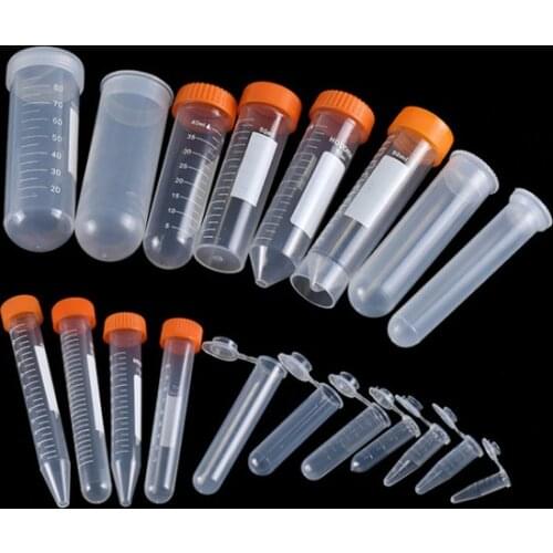 Plastic Centrifuge Tube 10ml / 15ml / 50ml Graduated Centrifuge Tube / EP Tube Round Bottom Seed Bottle PCR with EP Tube